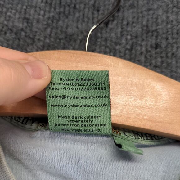 University of Cambridge Womens T-Shirt Blue Size Large Short Sleeve Crew Neck - Picture 13 of 16